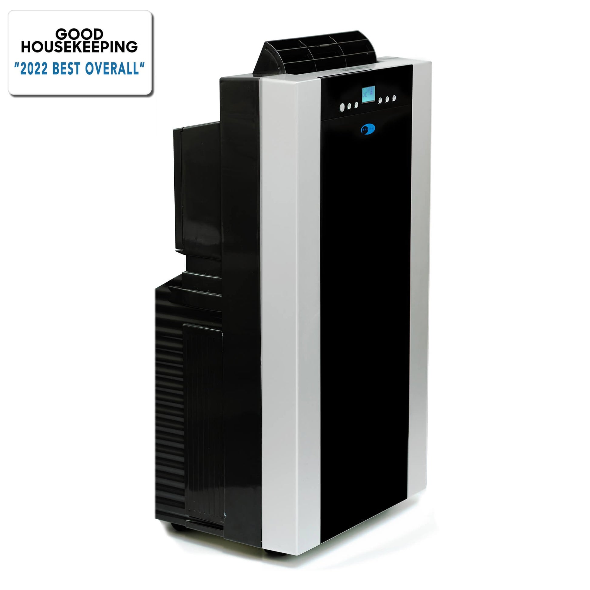 Whynter Air Conditioners Whynter ARC-14S 14,000 (9,200 BTU SACC) BTU Dual Hose Cooling Portable Air Conditioner, Dehumidifier, and Fan with Activated Carbon Filter plus Storage bag, up to 500 sq ft in Platinum/Black