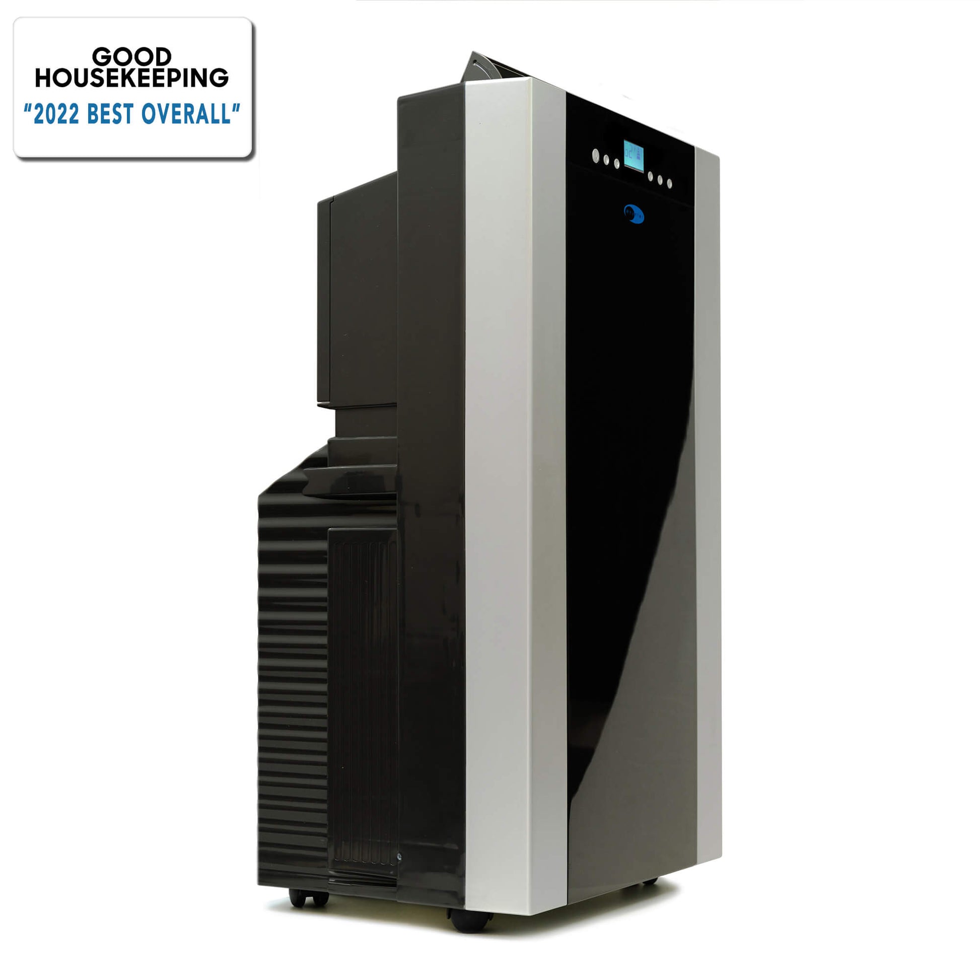 Whynter Air Conditioners Whynter ARC-14S 14,000 (9,200 BTU SACC) BTU Dual Hose Cooling Portable Air Conditioner, Dehumidifier, and Fan with Activated Carbon Filter plus Storage bag, up to 500 sq ft in Platinum/Black