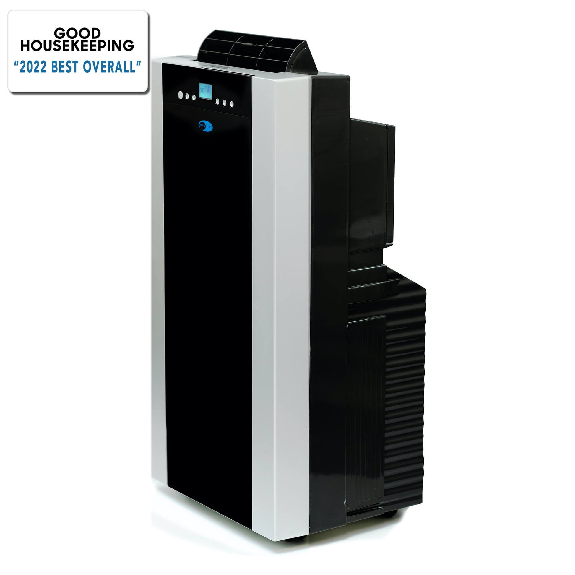Whynter Air Conditioners Whynter ARC-14S 14,000 (9,200 BTU SACC) BTU Dual Hose Cooling Portable Air Conditioner, Dehumidifier, and Fan with Activated Carbon Filter plus Storage bag, up to 500 sq ft in Platinum/Black