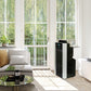 Whynter Air Conditioners Whynter ARC-14S 14,000 (9,200 BTU SACC) BTU Dual Hose Cooling Portable Air Conditioner, Dehumidifier, and Fan with Activated Carbon Filter plus Storage bag, up to 500 sq ft in Platinum/Black