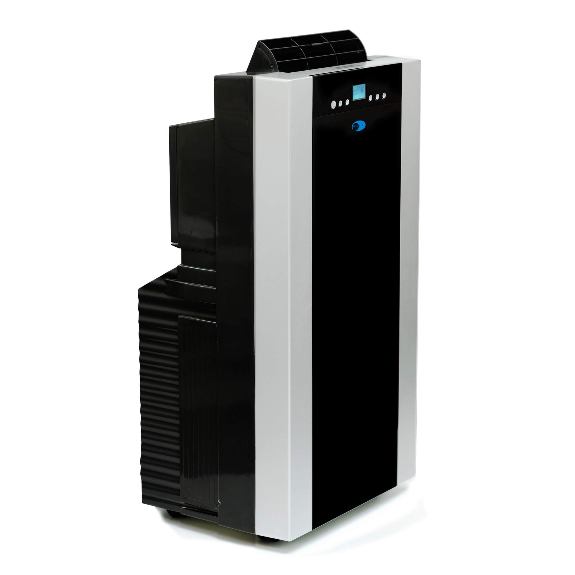 Whynter Air Conditioners Whynter ARC-14SH 14,000 BTU (9,000 BTU SACC) Dual Hose Cooling Portable Air Conditioner, Heater, Dehumidifier, and Fan with Activated Carbon Filter plus Storage bag, up to 500 sq ft in Platinum/Black