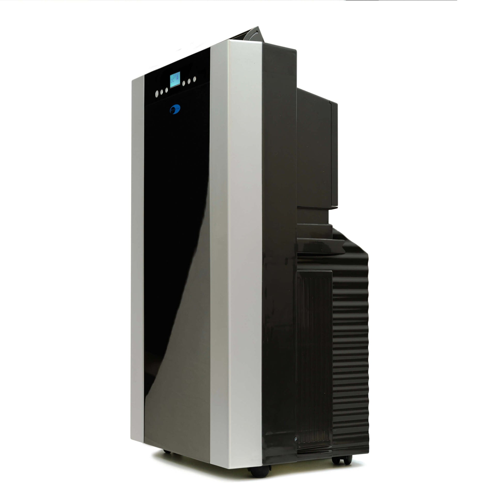 Whynter Air Conditioners Whynter ARC-14SH 14,000 BTU (9,000 BTU SACC) Dual Hose Cooling Portable Air Conditioner, Heater, Dehumidifier, and Fan with Activated Carbon Filter plus Storage bag, up to 500 sq ft in Platinum/Black