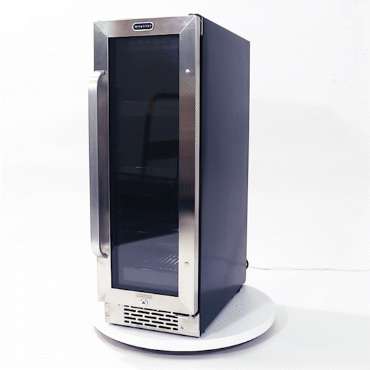 Whynter Beverage Fridge Whynter BBR-638SB 12 inch Built-In 60 Can Undercounter Stainless Steel Beverage Refrigerator with Reversible Door, Digital Control, Lock and Carbon Filter