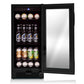 Whynter Beverage Fridge Whynter BBR-801BG Built-in Black Glass 80-can capacity 3.4 cu ft. Beverage Refrigerator
