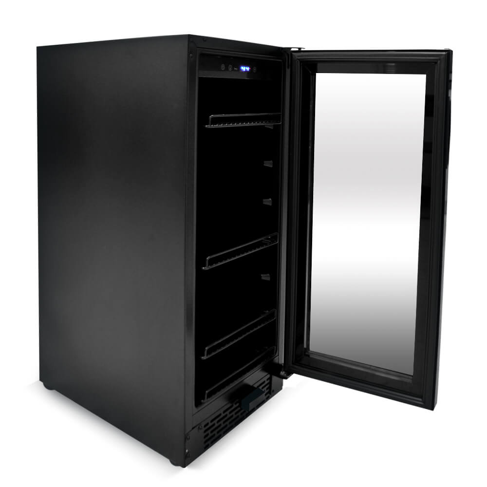 Whynter Beverage Fridge Whynter BBR-801BG Built-in Black Glass 80-can capacity 3.4 cu ft. Beverage Refrigerator
