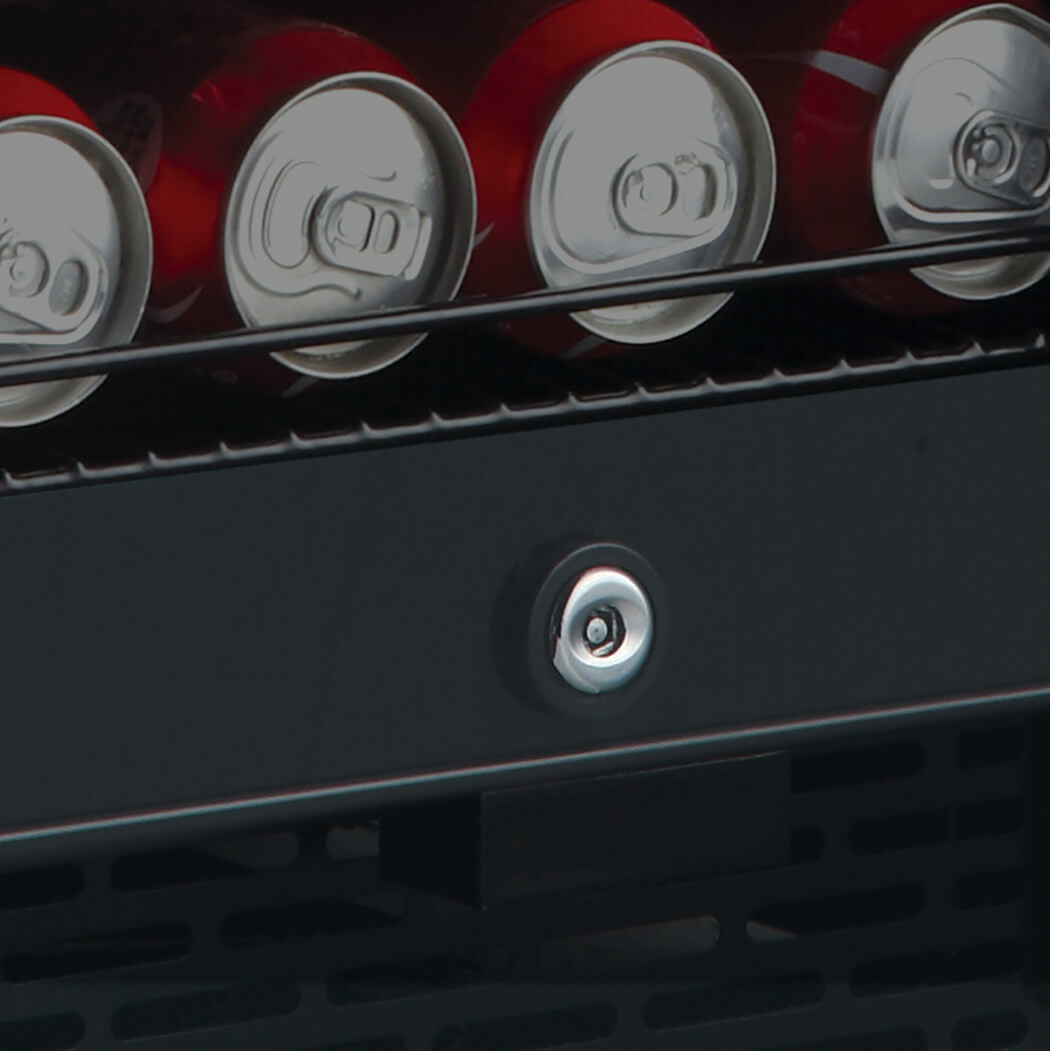 Whynter Beverage Fridge Whynter BBR-801BG Built-in Black Glass 80-can capacity 3.4 cu ft. Beverage Refrigerator