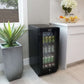 Whynter Beverage Fridge Whynter BBR-801BG Built-in Black Glass 80-can capacity 3.4 cu ft. Beverage Refrigerator
