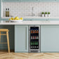 Whynter Beverage Fridge Whynter BBR-838SB 15 inch Built-In 80 Can Undercounter Stainless Steel Beverage Refrigerator with Reversible Door, Digital Control, Lock and Carbon Filter
