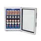 Whynter Beverage Fridge Whynter BR-091WS Beverage Refrigerator With Lock – Stainless Steel 90 Can Capacity