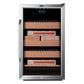 Whynter Cigar Cooler Humidor Whynter CHC-421HC 4.2 cu.ft. Cigar Cabinet Cooler and Humidor with Humidity Temperature Control and Spanish Cedar Shelves