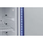 Whynter Compact Freezer / Refrigerators Whynter CBM-815WS/CBM-815WSa Freestanding 8.1 cu. ft. Stainless Steel Commercial Beverage Merchandiser Refrigerator with Superlit Door and Lock – White