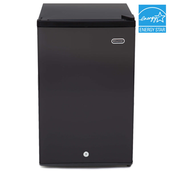 Whynter Compact Freezer / Refrigerators Whynter CUF-301BK 3 cu. ft Energy Star Upright Freezer with Lock – Black