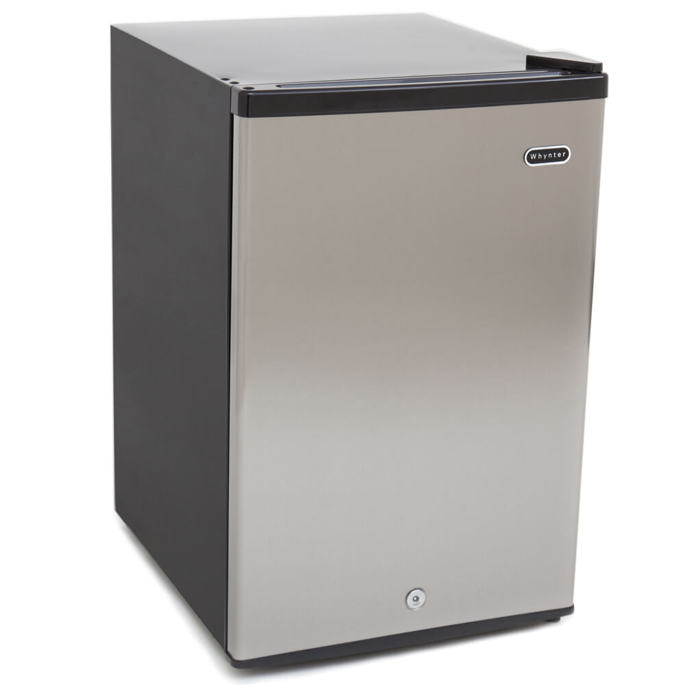 Whynter Compact Freezer / Refrigerators Whynter CUF-301SS 3.0 cu. ft. Energy Star Upright Freezer with Lock – Stainless Steel