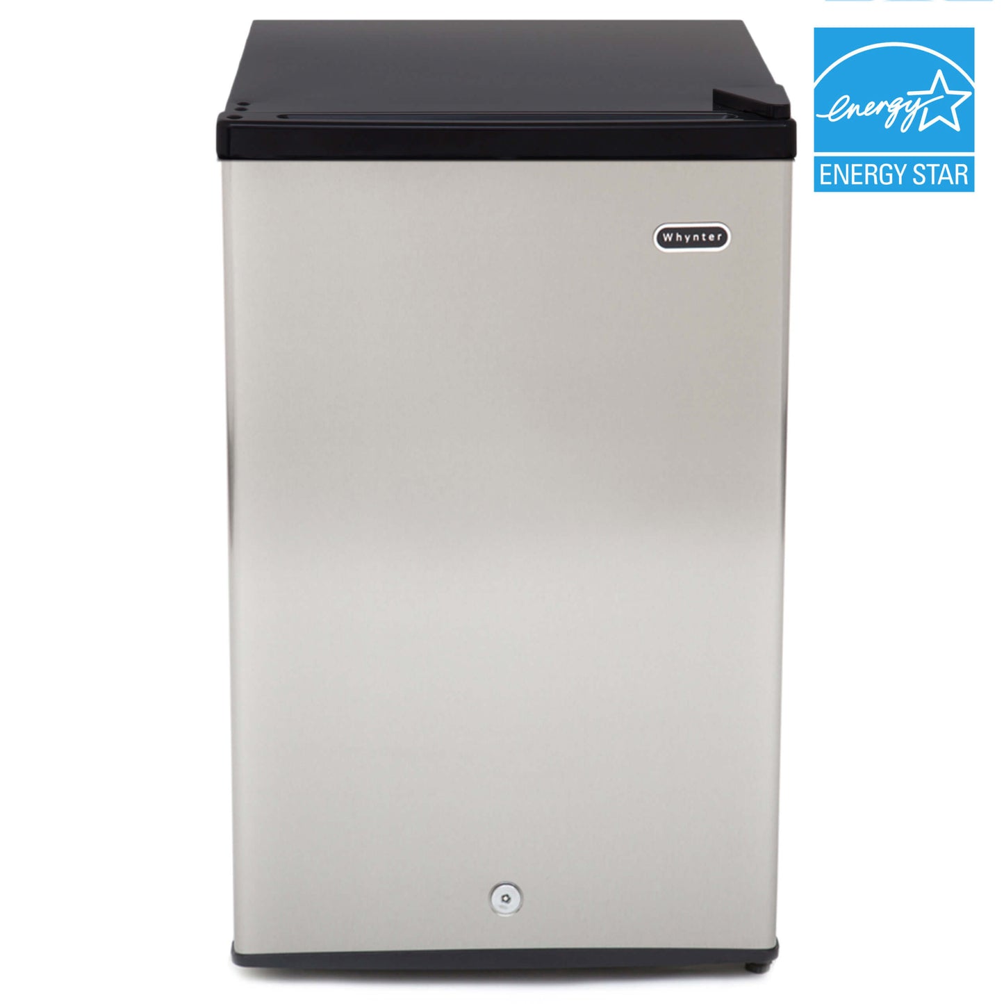 Whynter Compact Freezer / Refrigerators Whynter CUF-301SS 3.0 cu. ft. Energy Star Upright Freezer with Lock – Stainless Steel