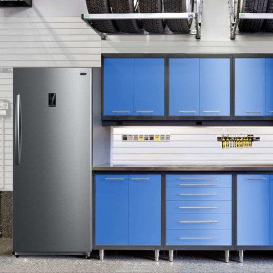 Whynter Compact Freezer / Refrigerators Whynter UDF-139SS/UDF-139SSa 13.8 cu.ft. Energy Star Digital Upright Convertible Deep Freezer/Refrigerator – Stainless Steel