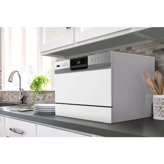 Whynter Dishwashers Whynter CDW-6831WES Energy Star Countertop Portable Dishwasher 6 place setting LED – White