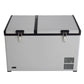 Whynter Freezers Whynter FM-901DZ 90 Quart Dual Zone Portable Fridge/Freezer with 12V Option and Wheels