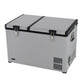 Whynter Freezers Whynter FM-901DZ 90 Quart Dual Zone Portable Fridge/Freezer with 12V Option and Wheels