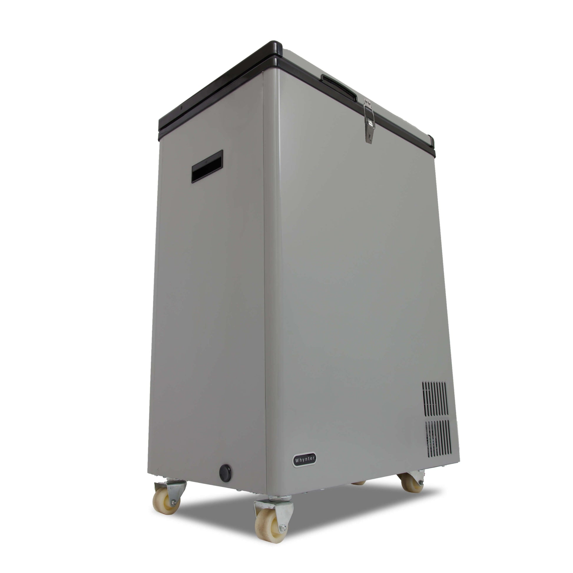 Whynter Freezers Whynter FM-951GW 95 Quart Portable Wheeled Refrigerator/Freezer with Door Alert and 12v Option – Gray