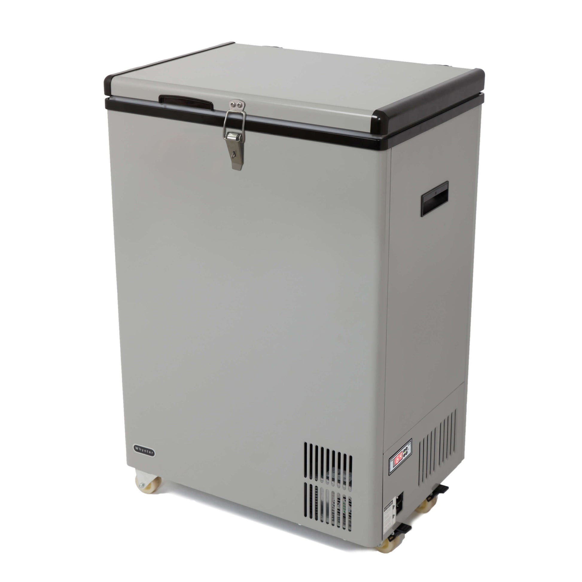 Whynter Freezers Whynter FM-951GW 95 Quart Portable Wheeled Refrigerator/Freezer with Door Alert and 12v Option – Gray