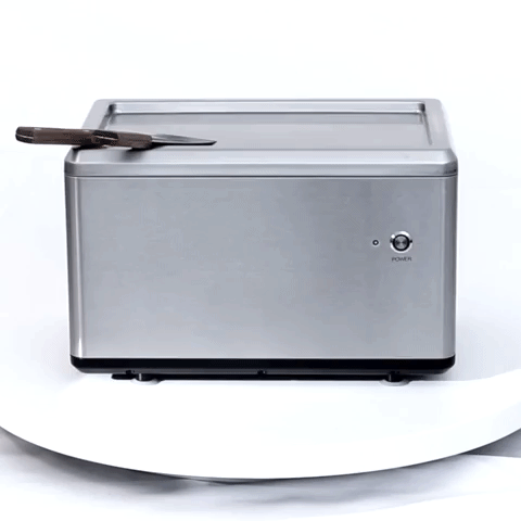Whynter Ice Cream Makers Whynter ICR-300SS Portable Instant Automatic Compressor Ice Cream Maker Frozen Pan Roller in Stainless Steel
