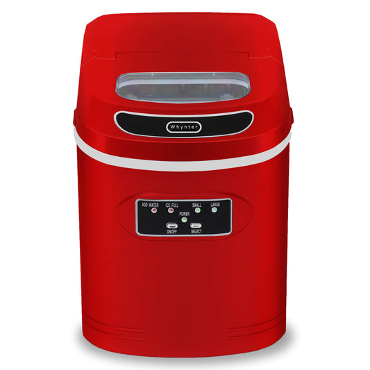 Whynter Ice Makers Whynter IMC-270MR Compact Portable Ice Maker 27 lb capacity – Metallic Red