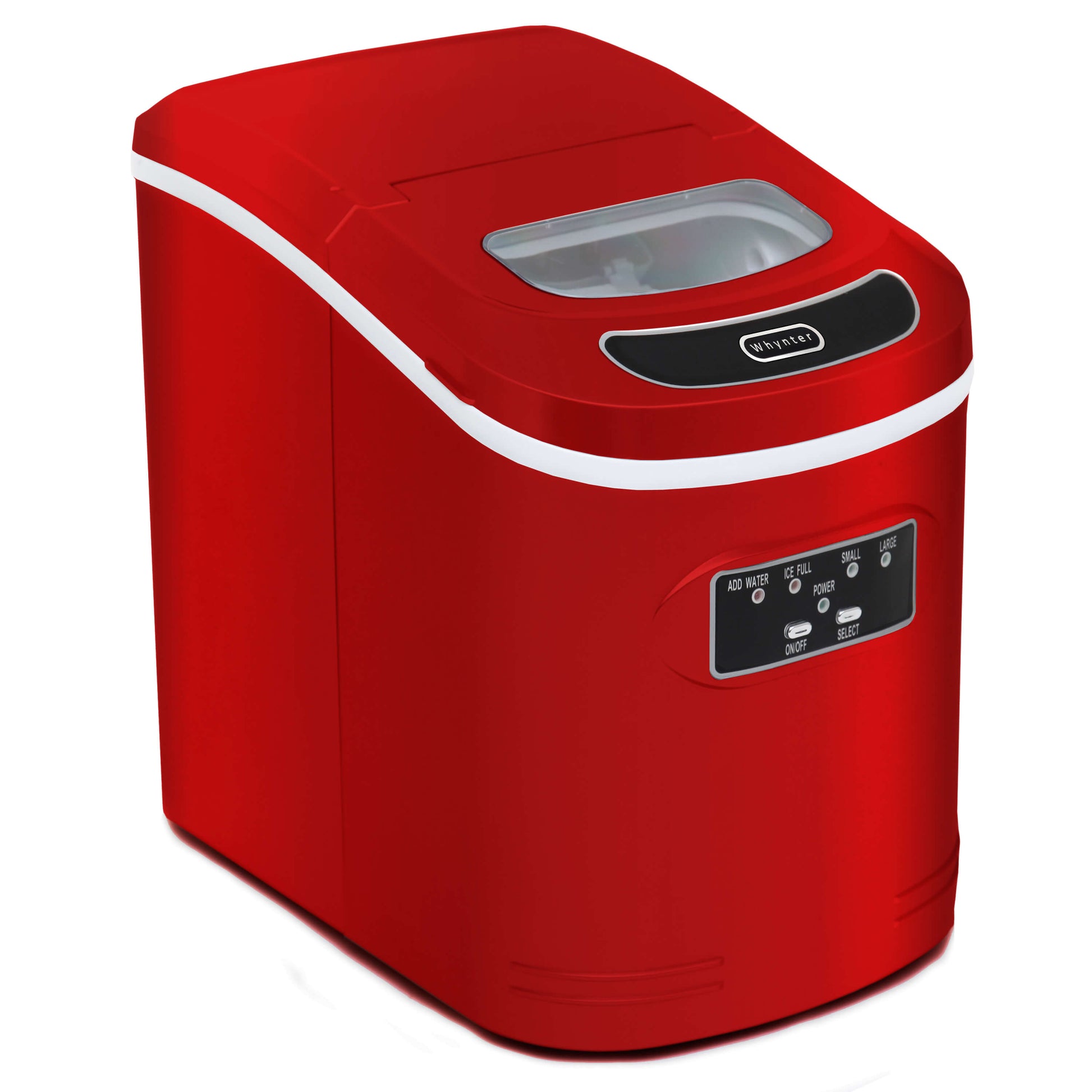 Whynter Ice Makers Whynter IMC-270MR Compact Portable Ice Maker 27 lb capacity – Metallic Red