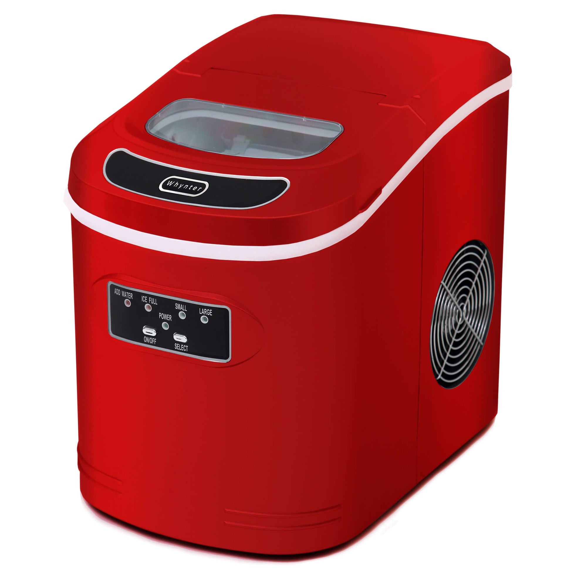 Whynter Ice Makers Whynter IMC-270MR Compact Portable Ice Maker 27 lb capacity – Metallic Red