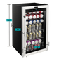 Whynter Refrigerators Whynter BR-1211DS Freestanding 121 Can Beverage Refrigerator with Digital Control and Internal Fan
