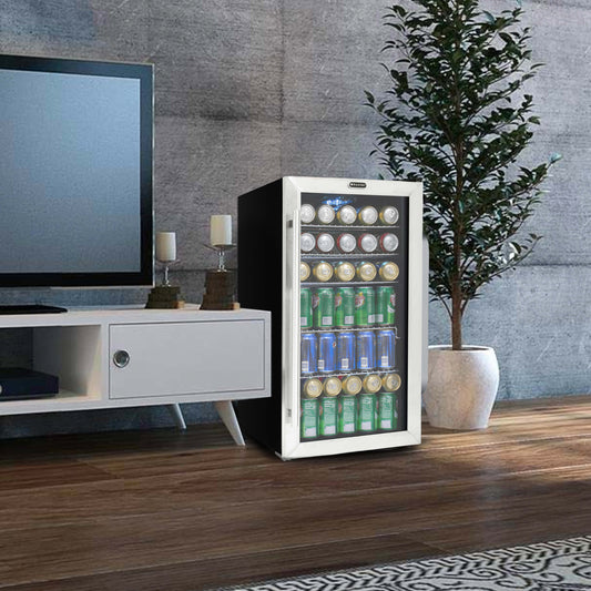 Whynter Refrigerators Whynter BR-130SB Beverage Refrigerator with Internal Fan – Stainless Steel 120 Can Capacity