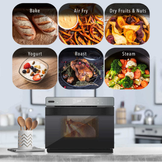 Whynter Whynter TSO-488GB Grande 40 Quart Capacity Counter-Top Multi-Function Intelligent Convection Steam Oven Air Fryer, Oven, Yogurt Maker, Dehydrator & DIY Mode