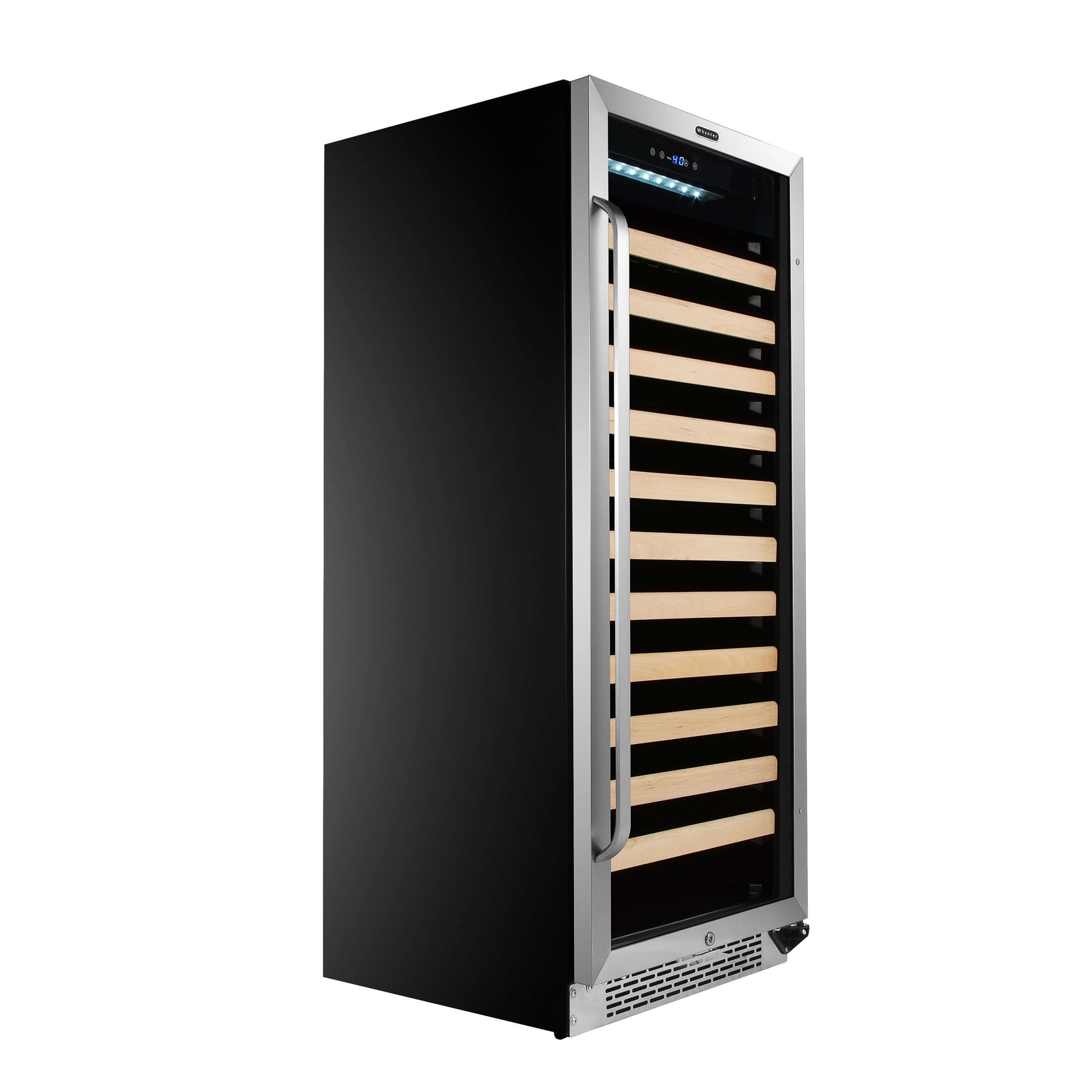Whynter Wine Refrigerator Whynter BWR-1002SD/BWR-1002SDa 100 Bottle Built-in Stainless Steel Compressor Wine Refrigerator with Display Rack and LED display