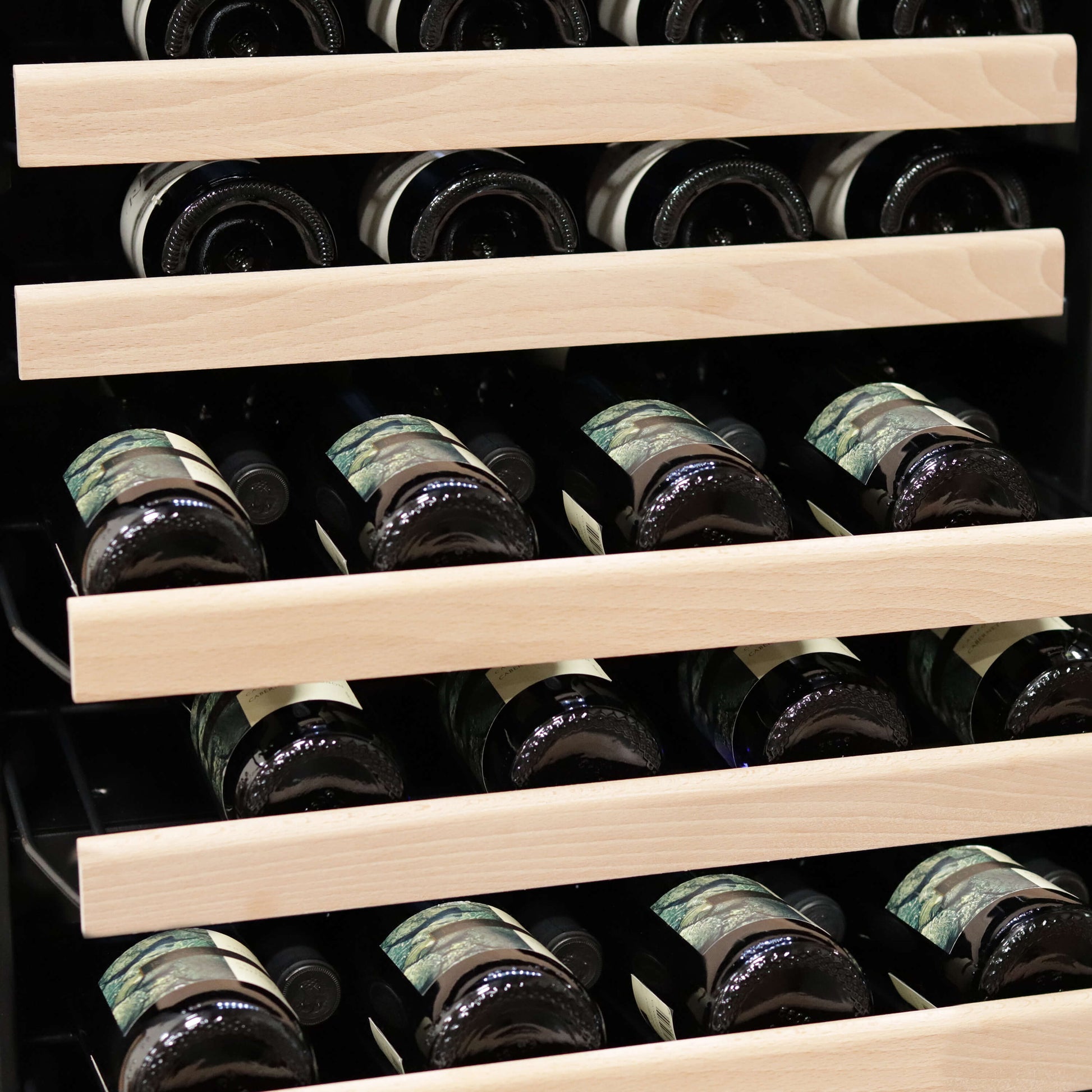 Whynter Wine Refrigerator Whynter BWR-1002SD/BWR-1002SDa 100 Bottle Built-in Stainless Steel Compressor Wine Refrigerator with Display Rack and LED display
