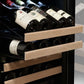 Whynter Wine Refrigerator Whynter BWR-1002SD/BWR-1002SDa 100 Bottle Built-in Stainless Steel Compressor Wine Refrigerator with Display Rack and LED display