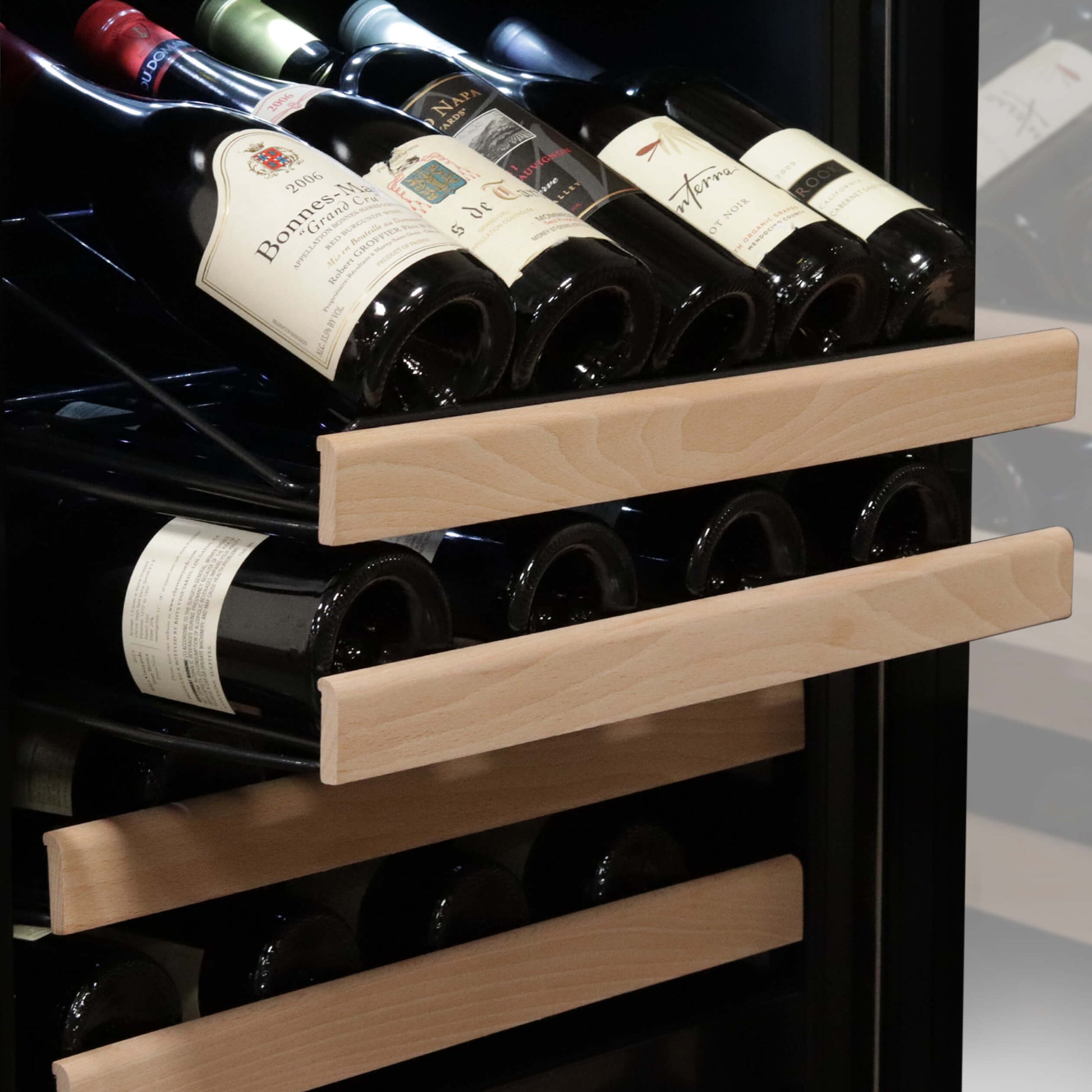 Whynter Wine Refrigerator Whynter BWR-1002SD/BWR-1002SDa 100 Bottle Built-in Stainless Steel Compressor Wine Refrigerator with Display Rack and LED display