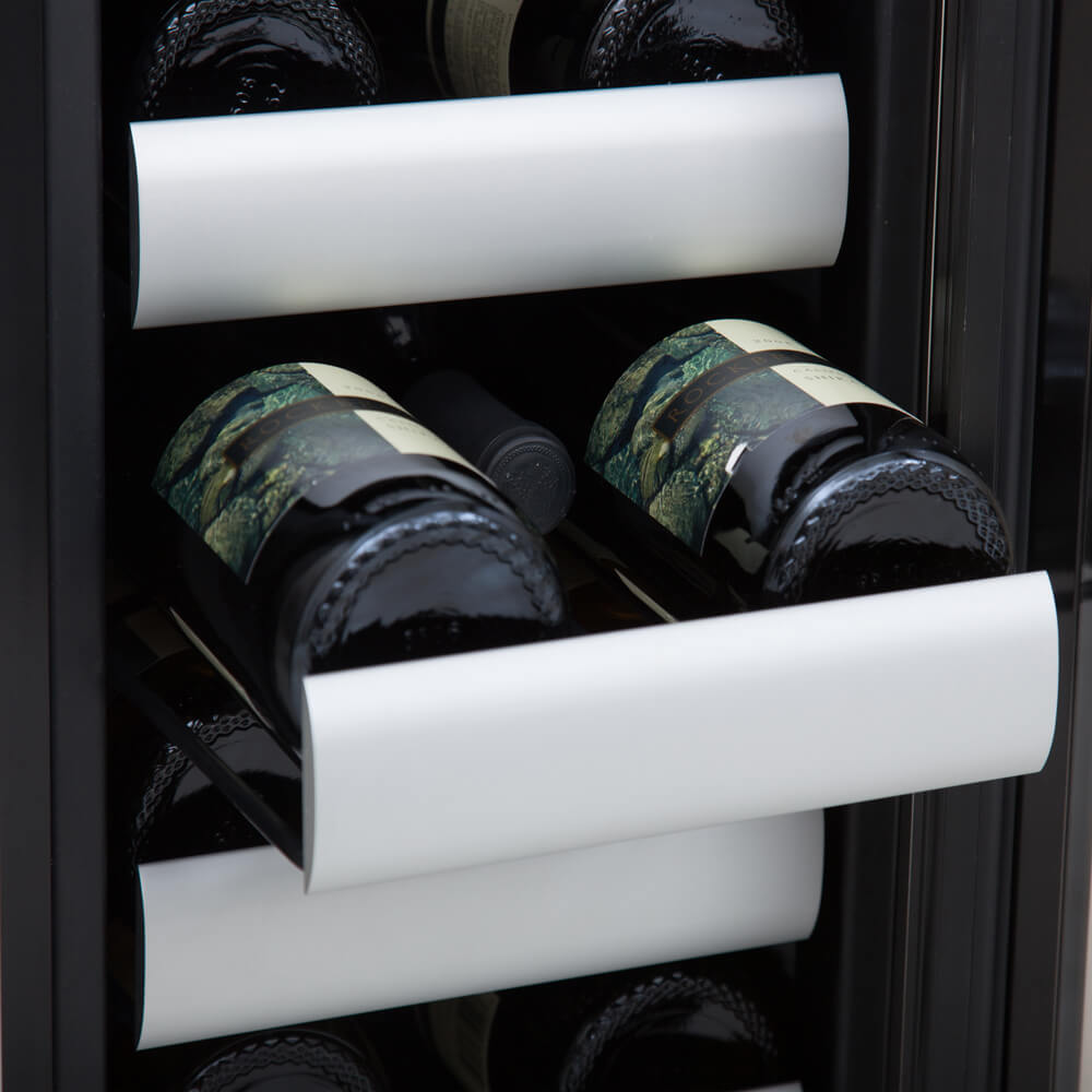 Whynter Wine Refrigerator Whynter BWR-171DS Elite 17 Bottle Seamless Stainless Steel Door Dual Zone Built-in Wine Refrigerator