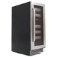 Whynter Wine Refrigerator Whynter BWR-171DS Elite 17 Bottle Seamless Stainless Steel Door Dual Zone Built-in Wine Refrigerator