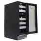 Whynter Wine Refrigerator Whynter BWR-171DS Elite 17 Bottle Seamless Stainless Steel Door Dual Zone Built-in Wine Refrigerator