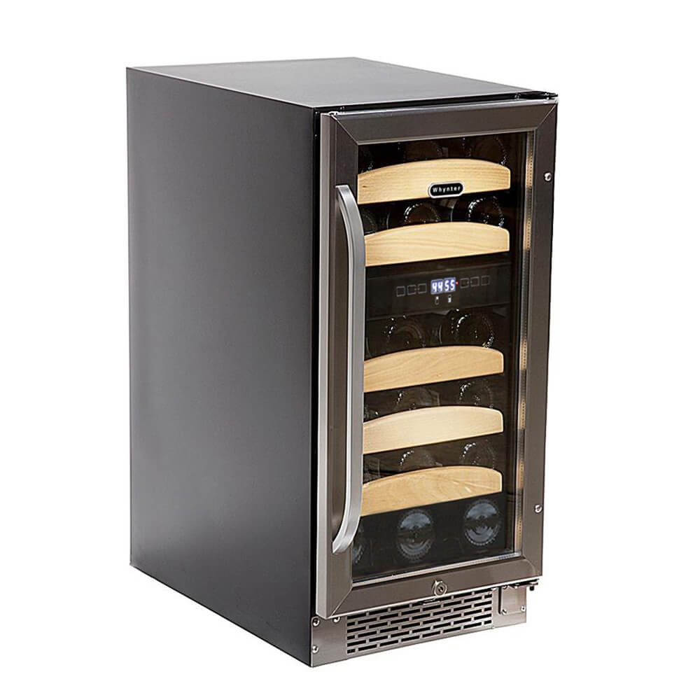 Whynter Wine Refrigerator Whynter BWR-281DZ/BWR-281DZa 28 Bottle Dual Temperature Zone Built-In Wine Refrigerator