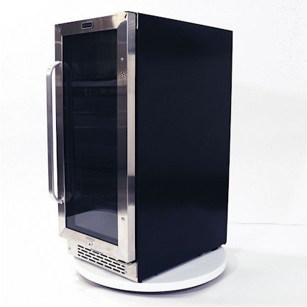 Whynter Wine Refrigerator Whynter BWR-308SB 15 inch Built-In 33 Bottle Undercounter Stainless Steel Wine Refrigerator with Reversible Door, Digital Control, Lock, and Carbon Filter