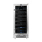 Whynter Wine Refrigerator Whynter BWR-308SB 15 inch Built-In 33 Bottle Undercounter Stainless Steel Wine Refrigerator with Reversible Door, Digital Control, Lock, and Carbon Filter