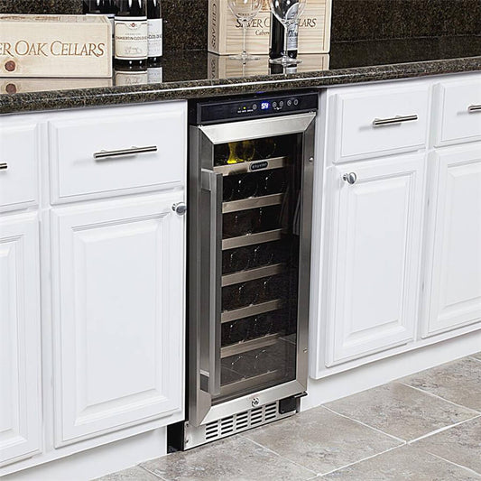 Whynter Wine Refrigerator Whynter BWR-33SD 33 Bottle Built-In Wine Refrigerator