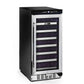 Whynter Wine Refrigerator Whynter BWR-33SD 33 Bottle Built-In Wine Refrigerator