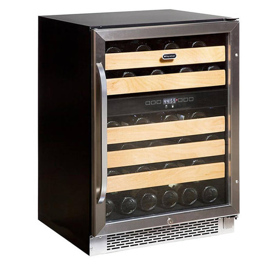 Whynter Wine Refrigerator Whynter BWR-462DZ/BWR-462DZa 46-Bottle Dual Temperature Zone Built-In Wine Refrigerator