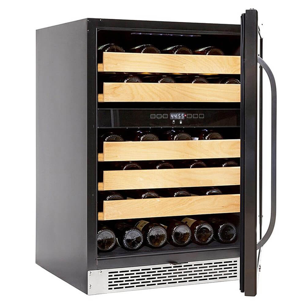 Whynter Wine Refrigerator Whynter BWR-462DZ/BWR-462DZa 46-Bottle Dual Temperature Zone Built-In Wine Refrigerator