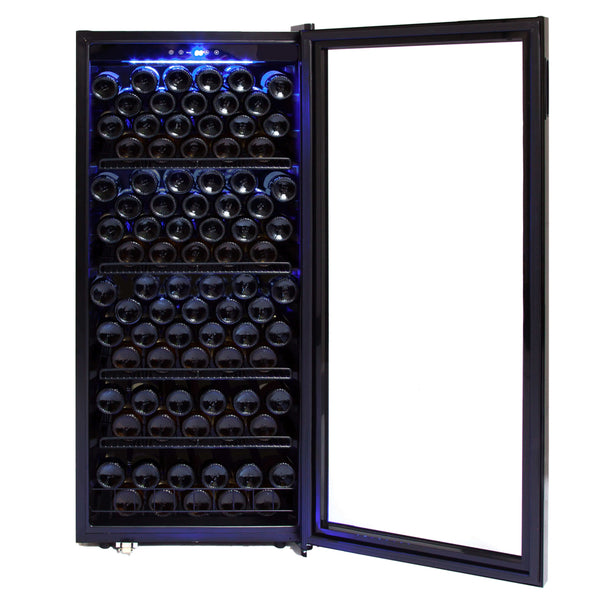 Whynter Wine Refrigerator Whynter FWC-1201BB/FWC-1201BBa 124 Bottle Freestanding Wine Refrigerator