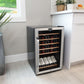 Whynter Wine Refrigerator Whynter FWC-341TS 34 Bottle Freestanding Stainless Steel Wine Refrigerator with Display Shelf and Digital Control