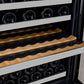 47" Wide FlexCount II Series 56 Bottle/154 Can Dual Zone Stainless Steel Side-by-Side Wine Refrigerator/Beverage Center - BF 3Z-VSWB24-2S20-Wine Coolers-The Wine Cooler Club