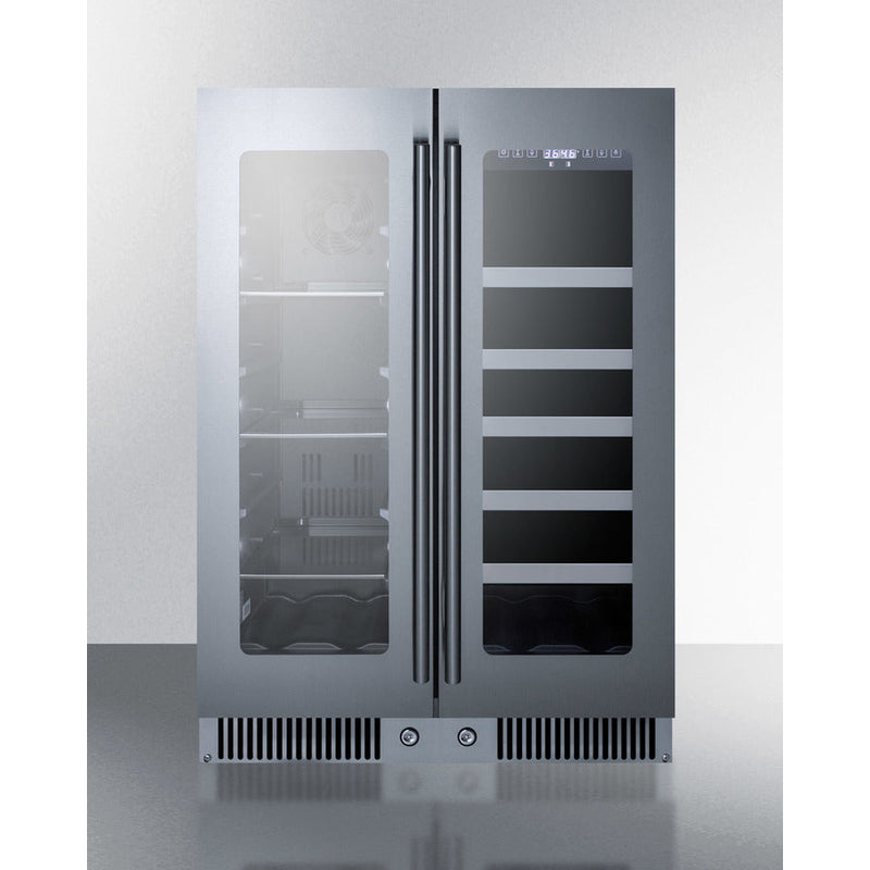 Summit 24" Wide Built-In Wine/Beverage Center CLFD243WBV-Wine Cellars-The Wine Cooler Club