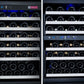 47" Wide FlexCount II Tru-Vino 112 Bottle Three Zone Stainless Steel Side-by-Side Wine Refrigerator - BF 3Z-VSWR5656-S20-Wine Coolers-The Wine Cooler Club